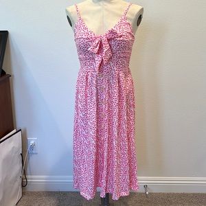 Ecowish pink summer dress. Size Small.